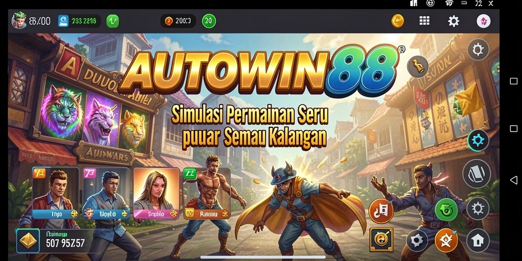 Screenshot gameplay AUTOWIN88 menunjukkan pengalaman simulasi yang imersif dan mendebarkan.
