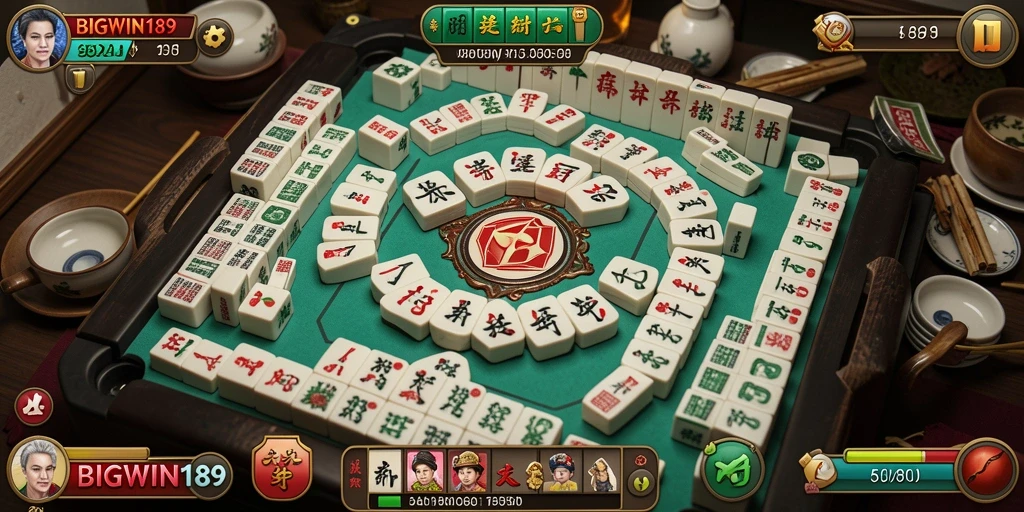 Gameplay seru BIGWIN189 menampilkan momen-momen Mahjong yang mendebarkan.