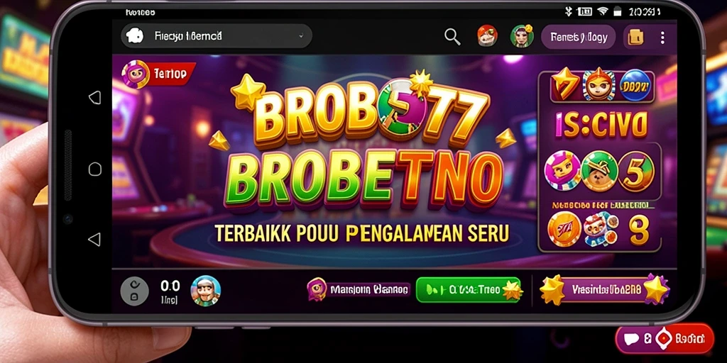 Gameplay menarik BROBET77 dengan grafis kasino yang memukau.