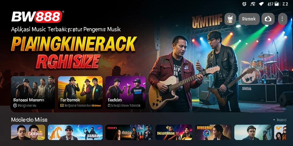 Screenshot gameplay BW888 menampilkan momen seru bermain musik.