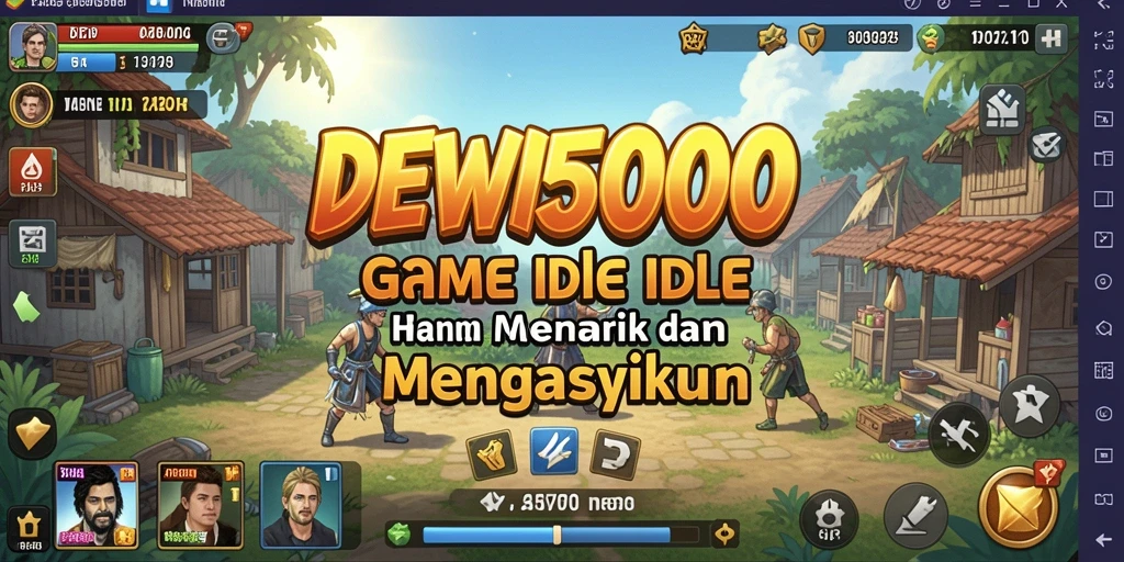 Screenshot gameplay DEWI5000 menampilkan aksi Idle yang seru.