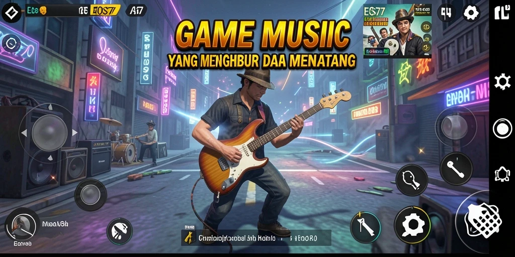Tampilan gameplay EOS77 yang menarik dan penuh warna.