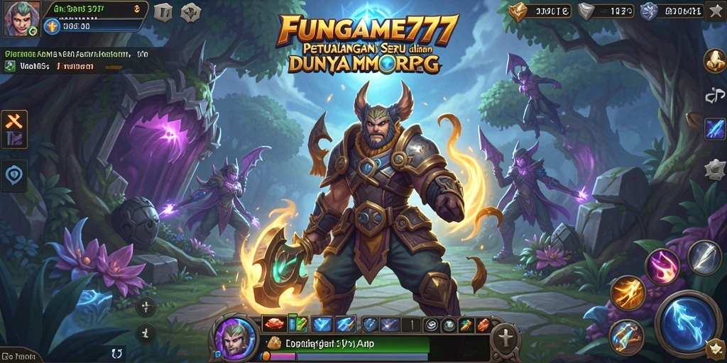Tampilan menarik dari <strong>FUNGAME777</strong> saat pemain menjelajah dunia MMORPG.