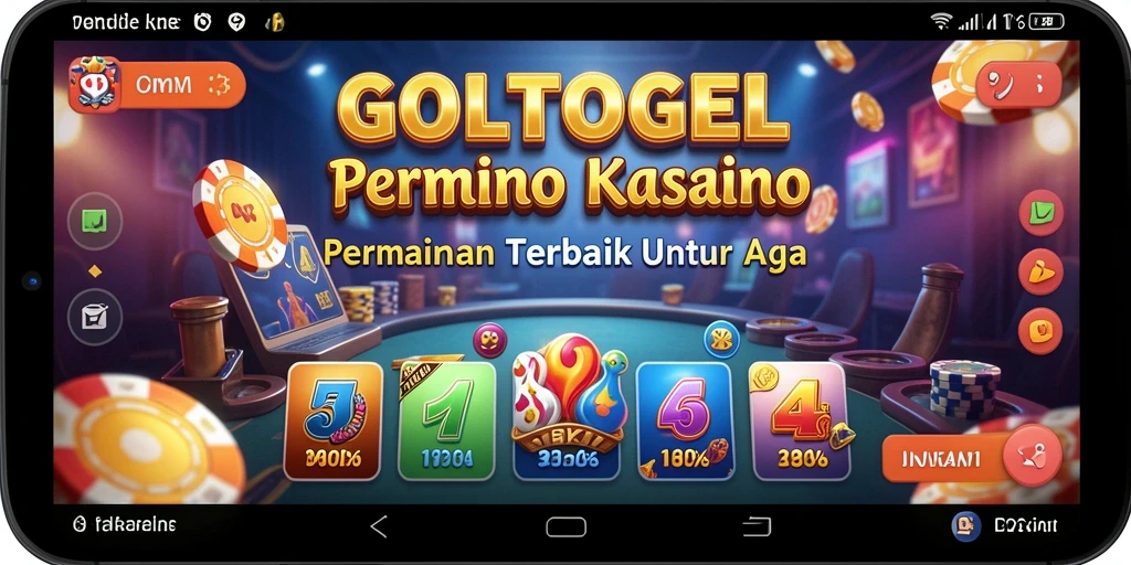 Tampilan seru dan mendebarkan dari gameplay GOLTOGEL kasino.