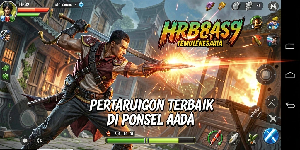 Screenshot HR89 menampilkan aksi pertarungan yang dramatis dan intens.