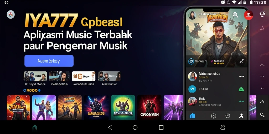 Screenshot gameplay IYA777 menampilkan koleksi musik yang beragam.