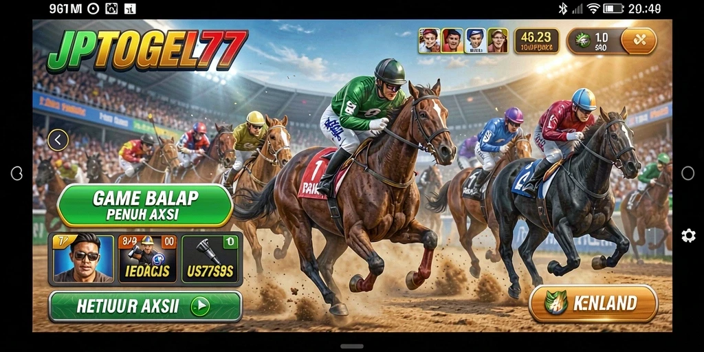 Menampilkan pengalaman balap seru dan grafis yang menarik di JPTOGEL77.