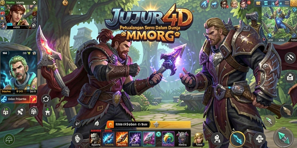 Tampilan gameplay <strong>JUJUR4D</strong> yang menarik dan mendalam dalam dunia MMORPG.