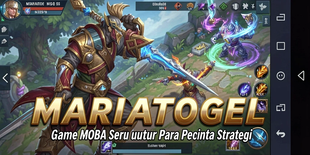 Screenshot menampilkan pertarungan seru di dalam game MOBA.