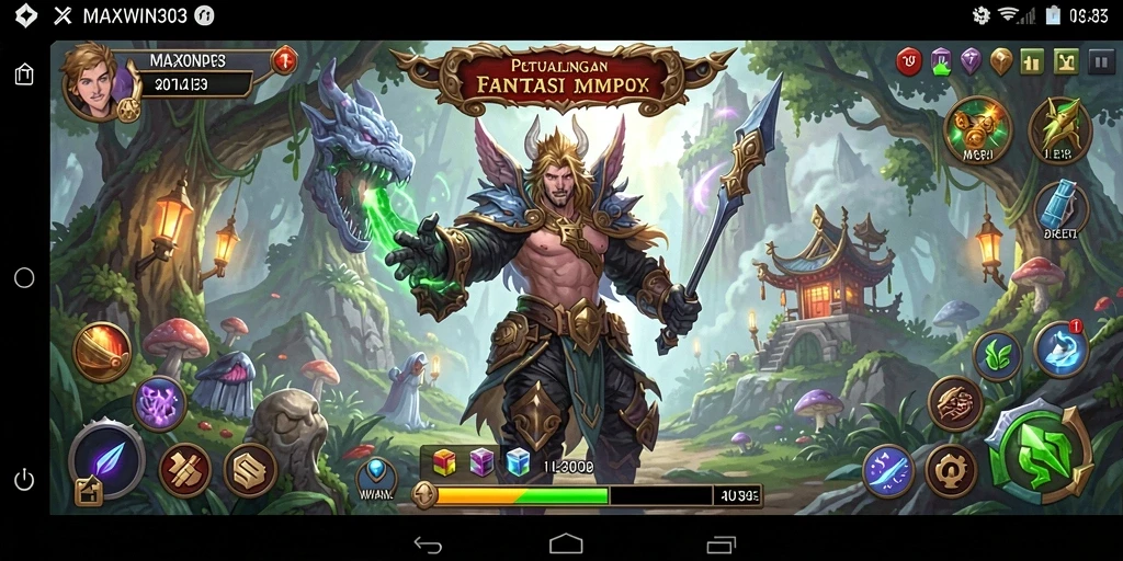 Tampilan gameplay MAXWIN303 yang menakjubkan dalam RPG.