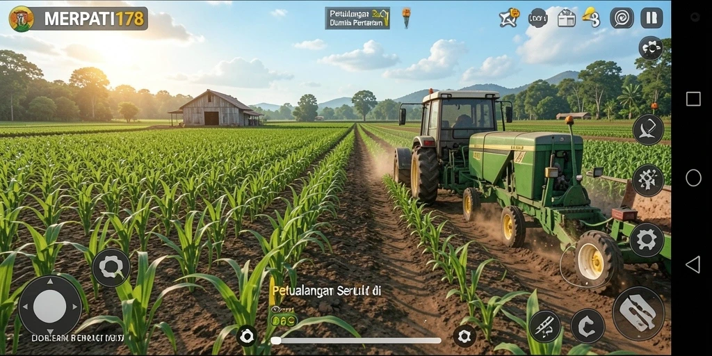Tampilan gameplay seru pertanian di MERPATI178.
