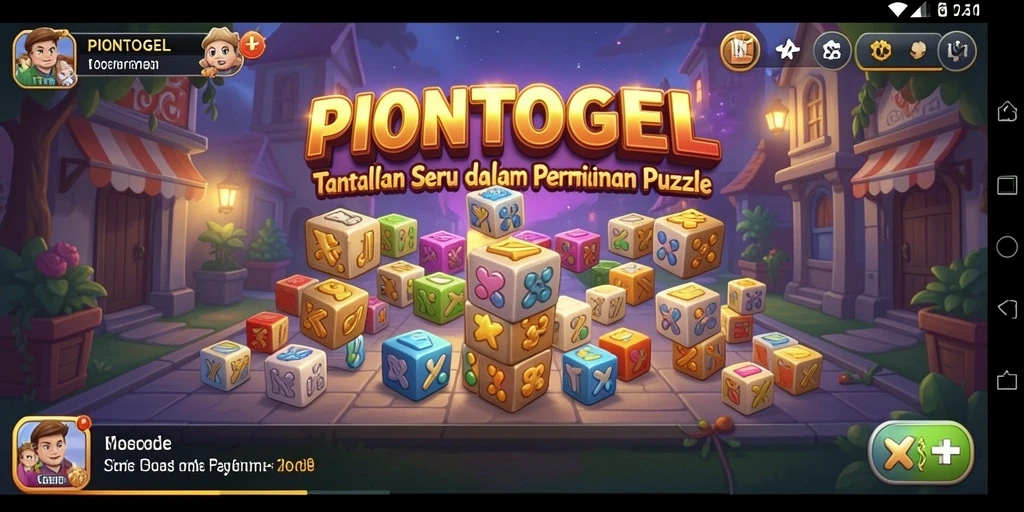 Screenshot yang menampilkan gameplay seru PIONTOGEL saat menyelesaikan puzzle.
