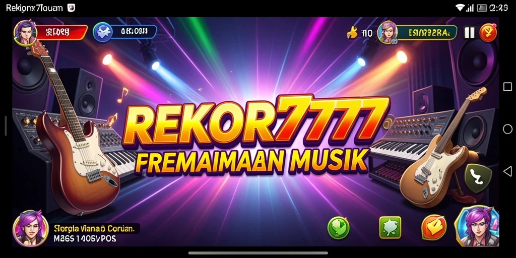 Tampilan gameplay REKOR777 yang menarik dan penuh warna.