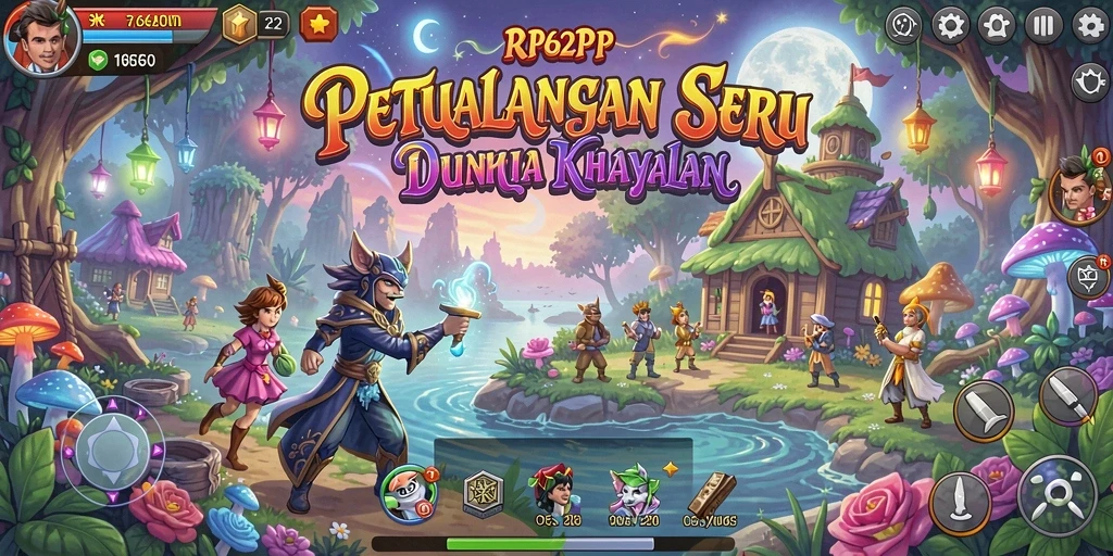 Tampilan gameplay RP62RP yang menampilkan petualangan mendebarkan.