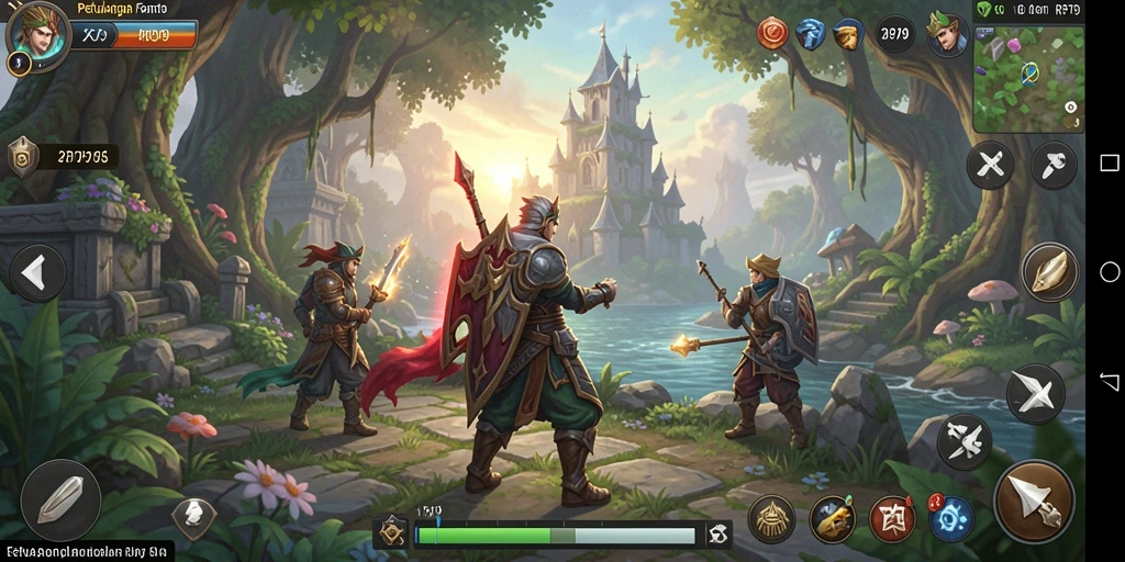 Tampilan gameplay RPG yang mendebarkan dari RP79.