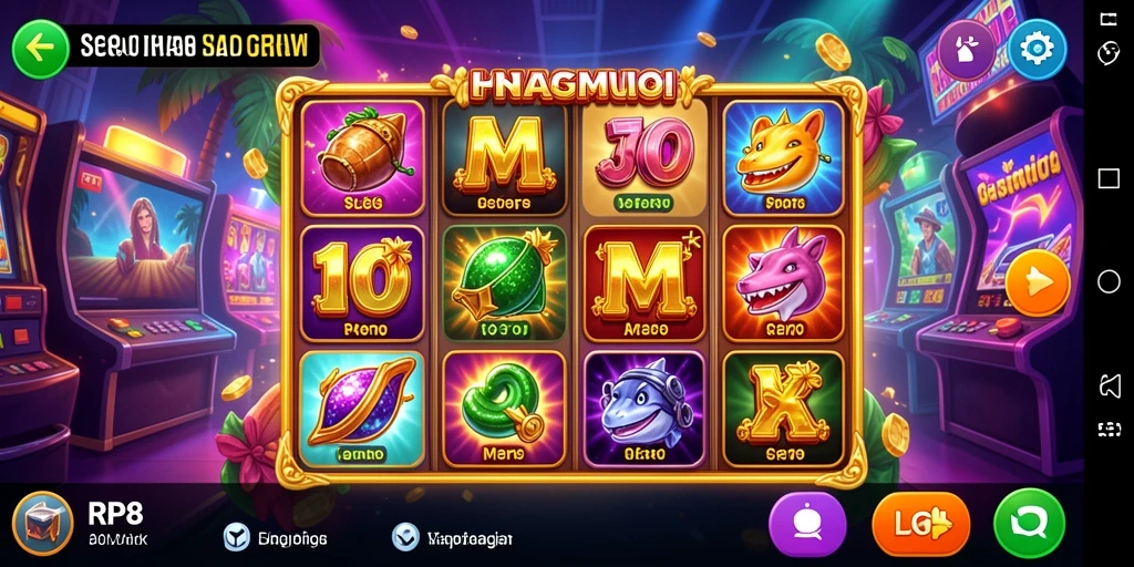 Gameplay menarik RP8 dengan tema slot yang mengasyikkan.