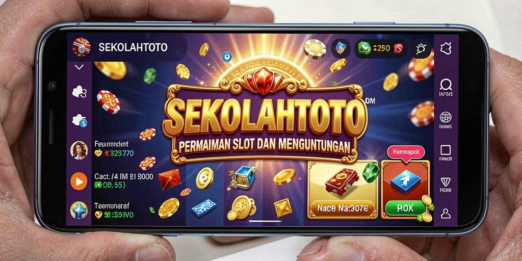Screenshot gameplay <strong>SEKOLAHTOTO</strong> dengan tampilan mesin Slot yang menarik.