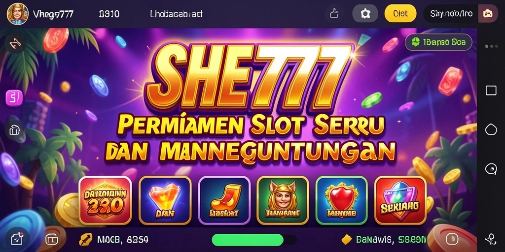 Screenshot utama SHE777 menampilkan gameplay yang menarik dan mengasyikkan.