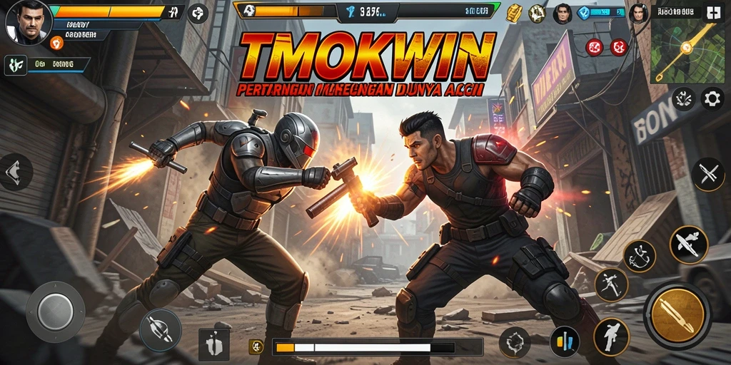 Tampilan gameplay seru dan mendebarkan di TMOKWIN.