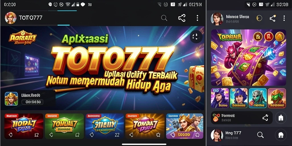 Tampilan antarmuka intuitif TOTO777 yang memudahkan pengguna.